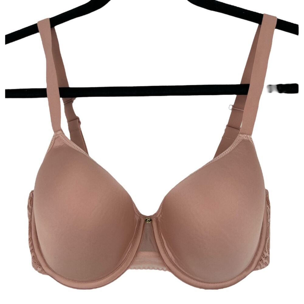 Chantelle T-Shirt bra C13B60 C Jolie Memory Foam size 32DDD 32F - Picture 2 of 9